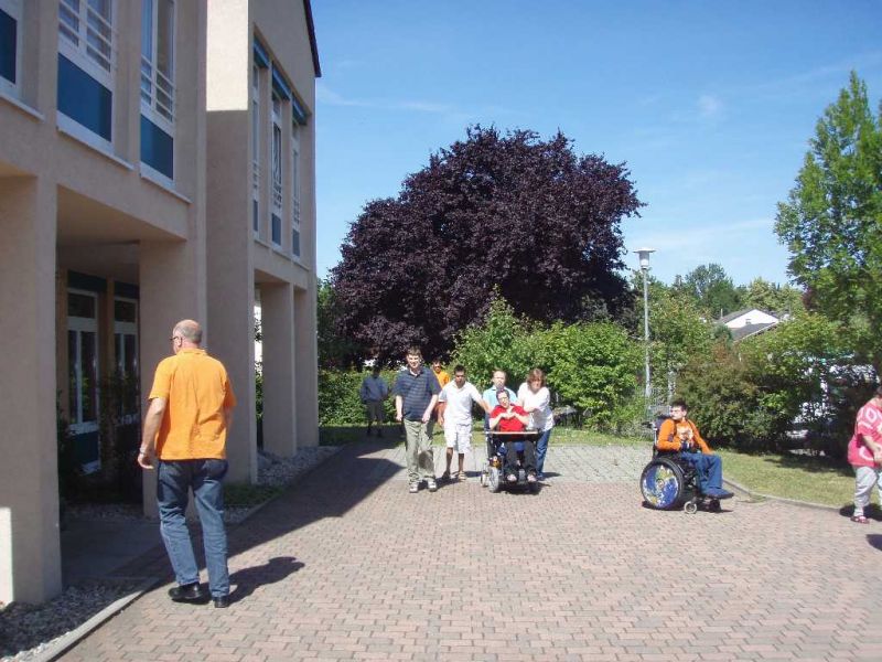 Evakuierungsübung Tagesförderzentrum Weinheim