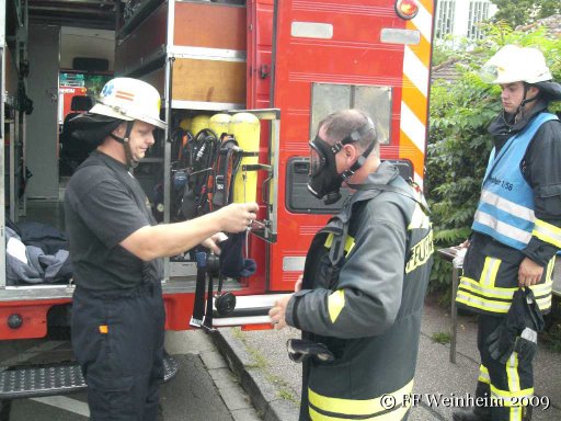 Feuerwehr Weinheim Kellerbrand Naturin
