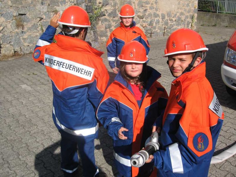 Ferienspiele Feuerwehr Weinheim Kinderfeuerwehr Sulzbach