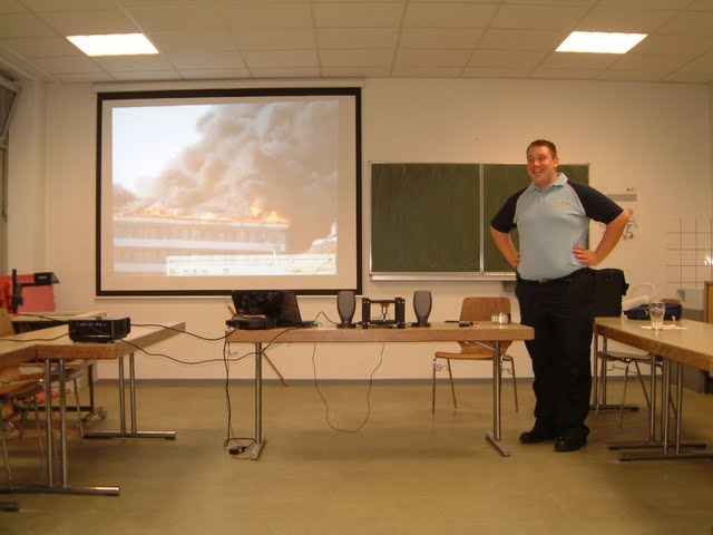 Feuerwehr Weinheim Vortrag bei DRK