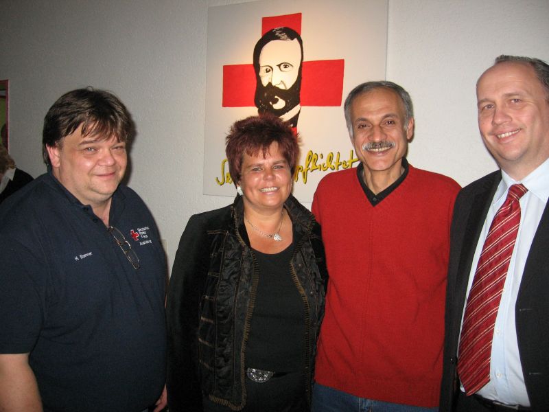 Horst Sommer, Christiane Springer, Ali Afsardeyr und Frank Berner.
