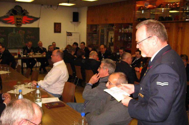 Feuerwehr Weinheim Abteilung Sulzbach Rudi Neumann Stabführer