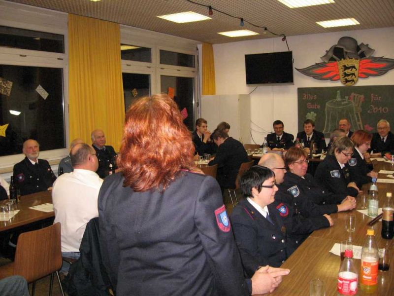 Feuerwehr Weinheim Abteilung Sulzbach Jahreshauptversammlung mit Beförderungen