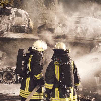 Feuerwehr Weinheim Jahresstatistik 2009 / Bild Überlandhilfe Hemsbach