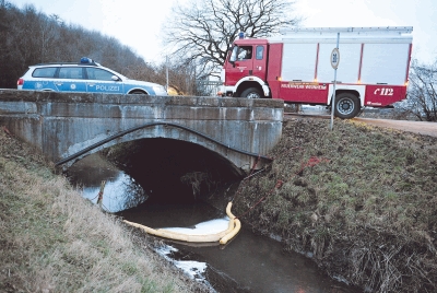 Gewässerverunreinigung am Landgraben