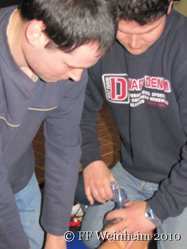 Fortbildung Feuerwehrsanitäter in Hornbach