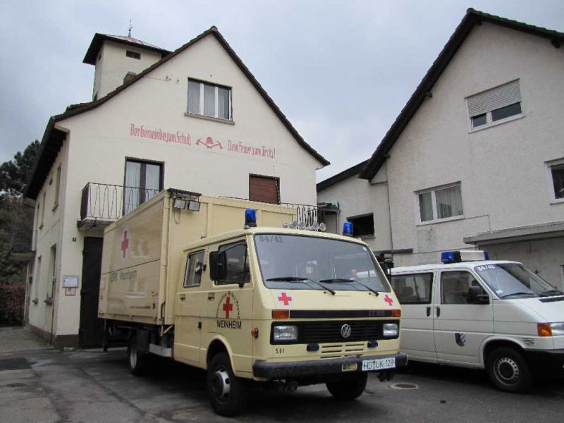 Fahrzeughalle für das Deutsche Rote Kreuz Weinheim