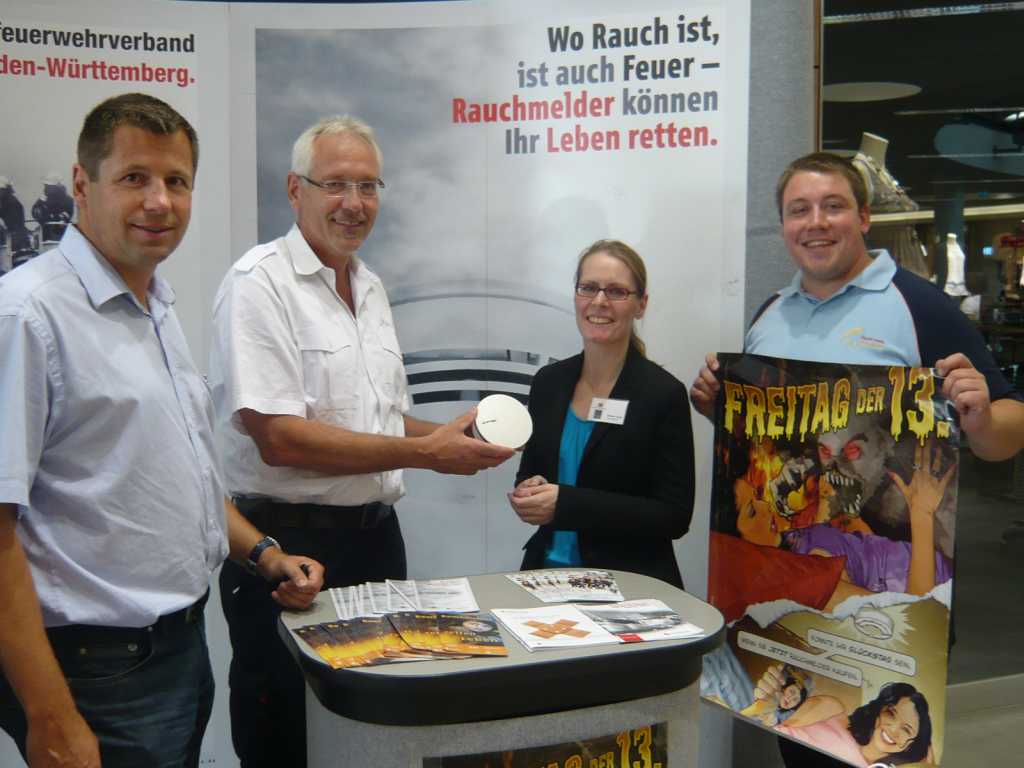 Rauchmeldertag in der Weinheim Galerie