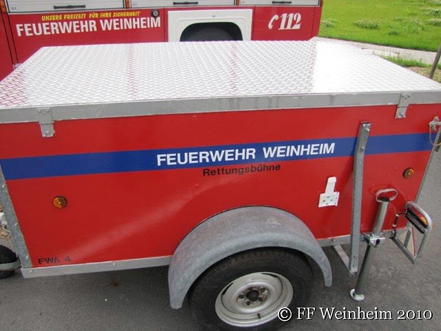 neuer Anhänger für die Rettungsplattform