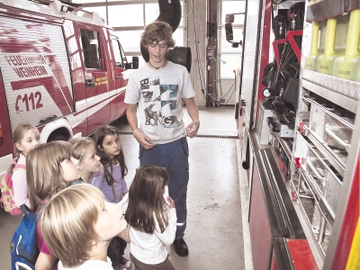 Ferienspiele bei der Feuerwehr Weinheim