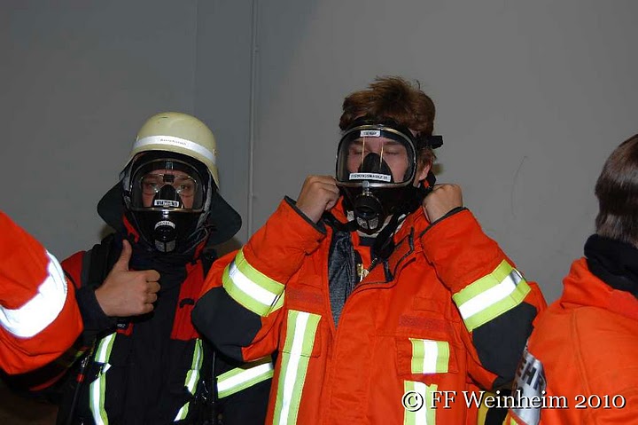 Atemschutzlehrgang bei der Berufsfeuerwehr Heidelberg