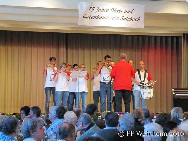 Spielmannszug Sulzbach beim Erntedankfest