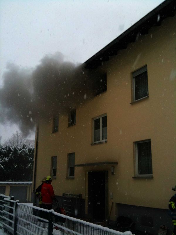 Zimmerbrand im Lärchenweg