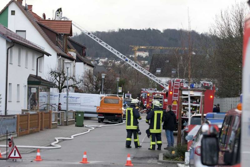Zimmerbrand in der Berliner Straße
