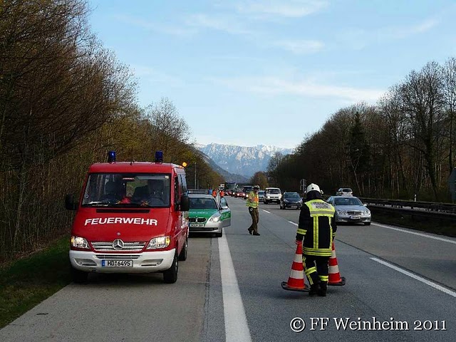 Autobahneinsatz für die Abteilung Sulzbach