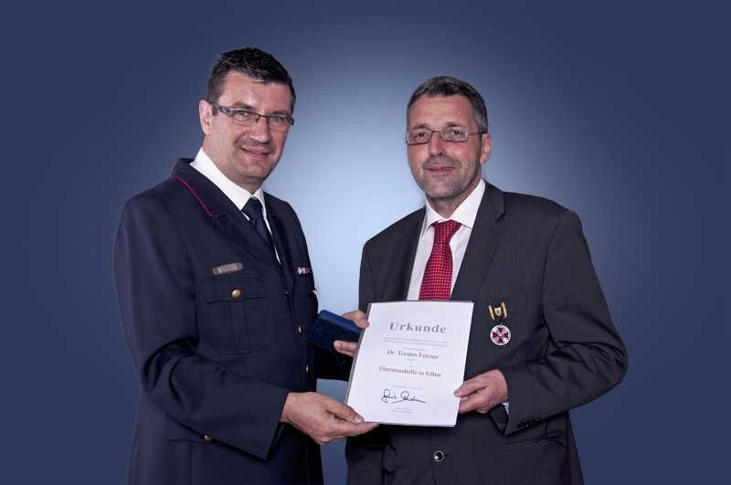 Ehrung für Weinheims 1. Bürgermeister Torsten Fetzner