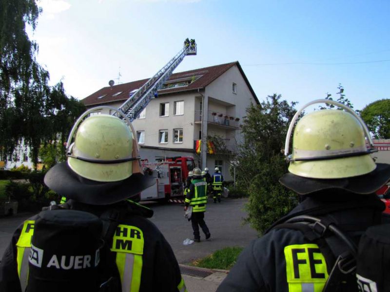Hauptübung der Feuerwehr Weinheim