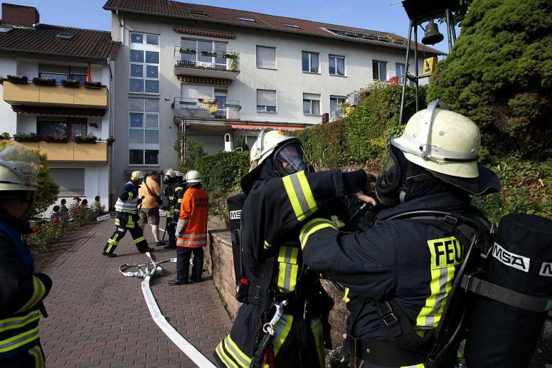 Übung am Pilgerhaus