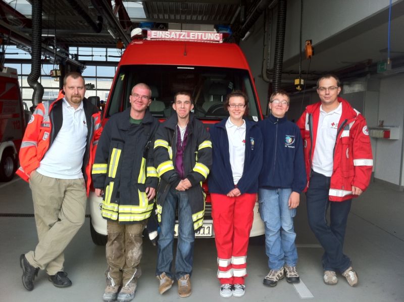 Jugendrotkreuz zu Gast im Feuerwehrzentrum