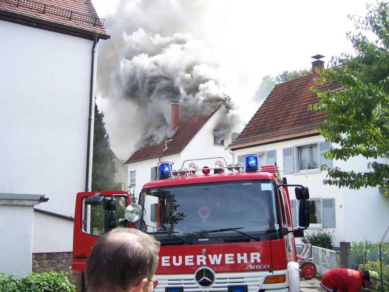 Ein Dachstuhl brannte 2011 in der Gabelsbergerstraße
