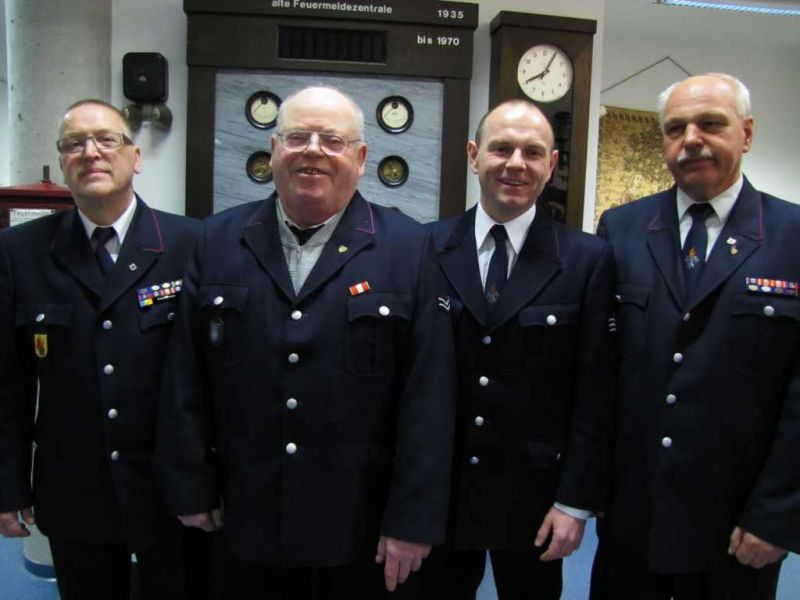 v.l. Wolfgang Eberle, Hans Baumann, Patrick Müller, Rolf Tilger