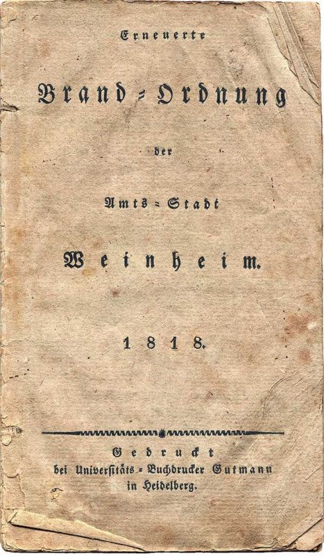 Jubiläum der Feuerwehr Weinheim Abteilung Stadt