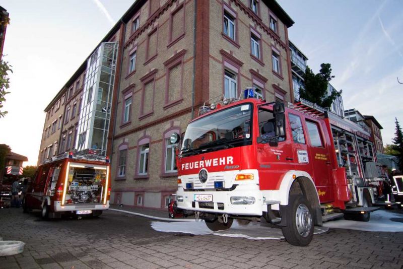 Zimmerbrand im GRN Betreuungszentrum Weinheim
