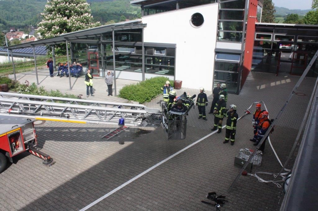 Gemeinsamer Ausbildungstag der Feuerwehr Birkenau und der Feuerwehr  Weinheim