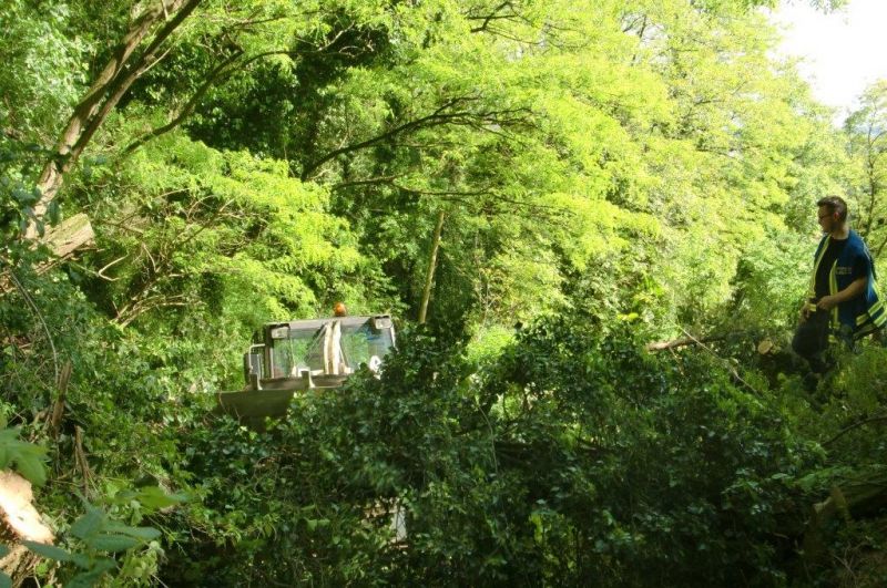 Erdrutsch im Ortsteil Sulzbach – Kein Durchkommen