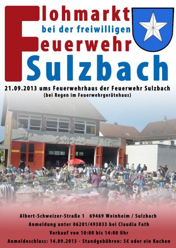 Flohmarkt in Sulzbach