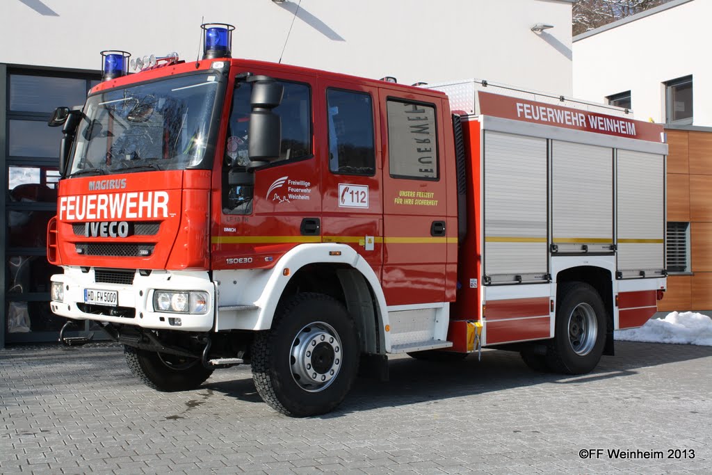 Feuerwehr Weinheim Abteilung Oberflockenbach stellt neues Fahrzeug vor