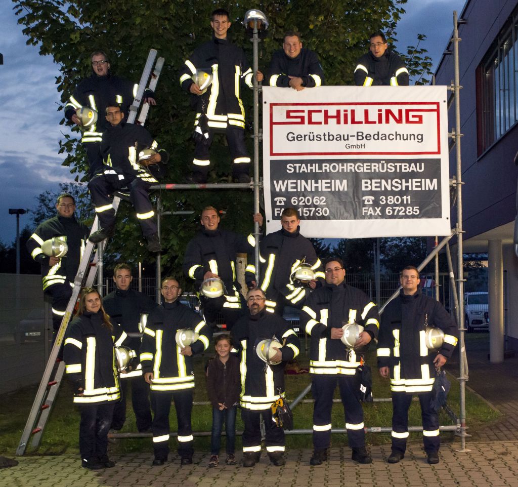 Weinheimer Feuerwehr nimmt erfolgreich an dem Leistungsabzeichen teil
