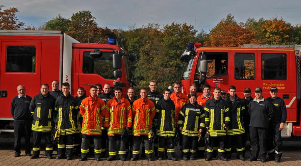 Neue Truppführer für die Feuerwehren des Unterkreis Weinheim