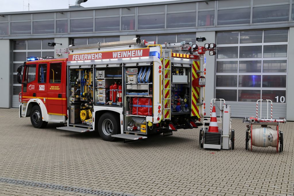 Feuerwehr Weinheim stellt erstes Hilfeleistungslöschfahrzeug in den Dienst